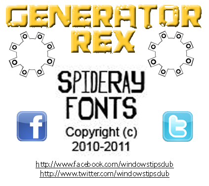 Generator REX Font